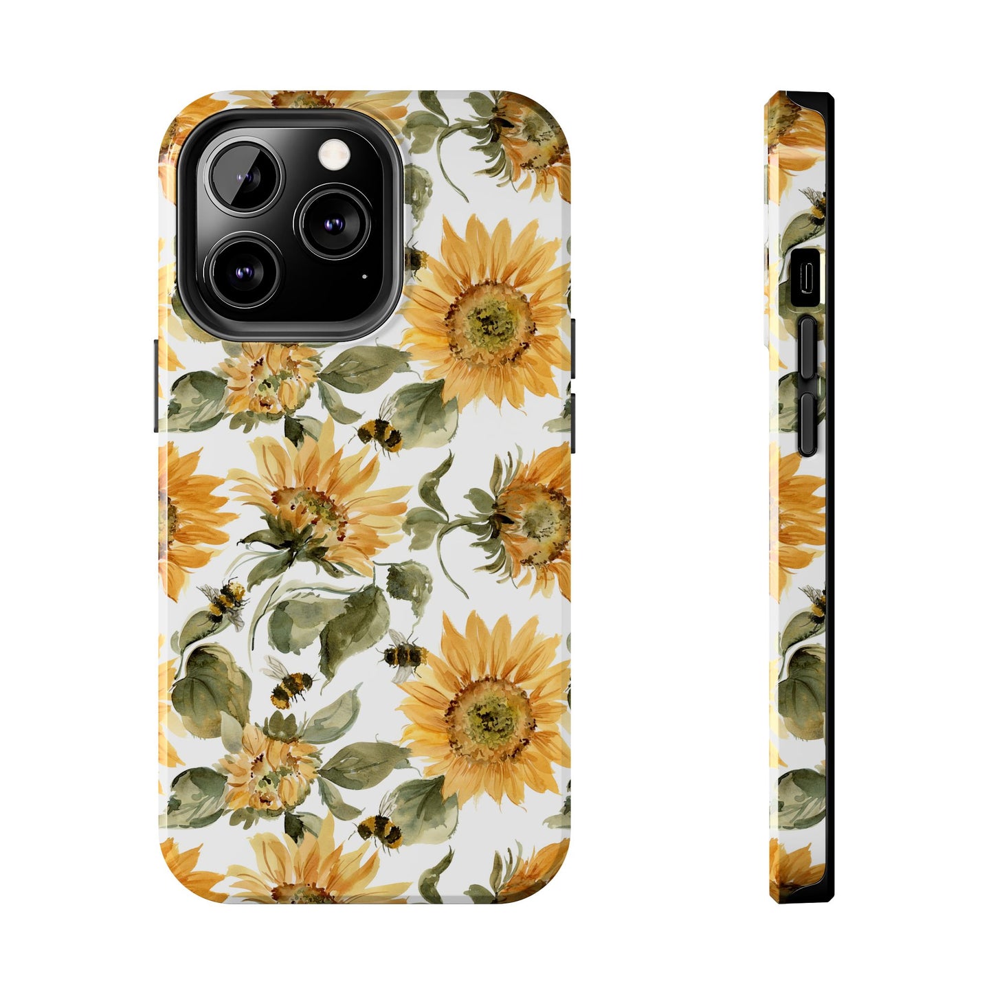 Sunflowers and Bees Phone Case