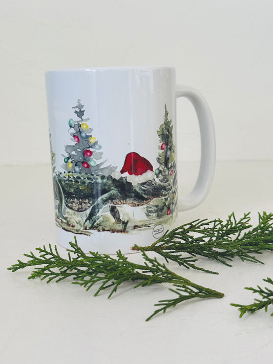 Santa Gator Mug