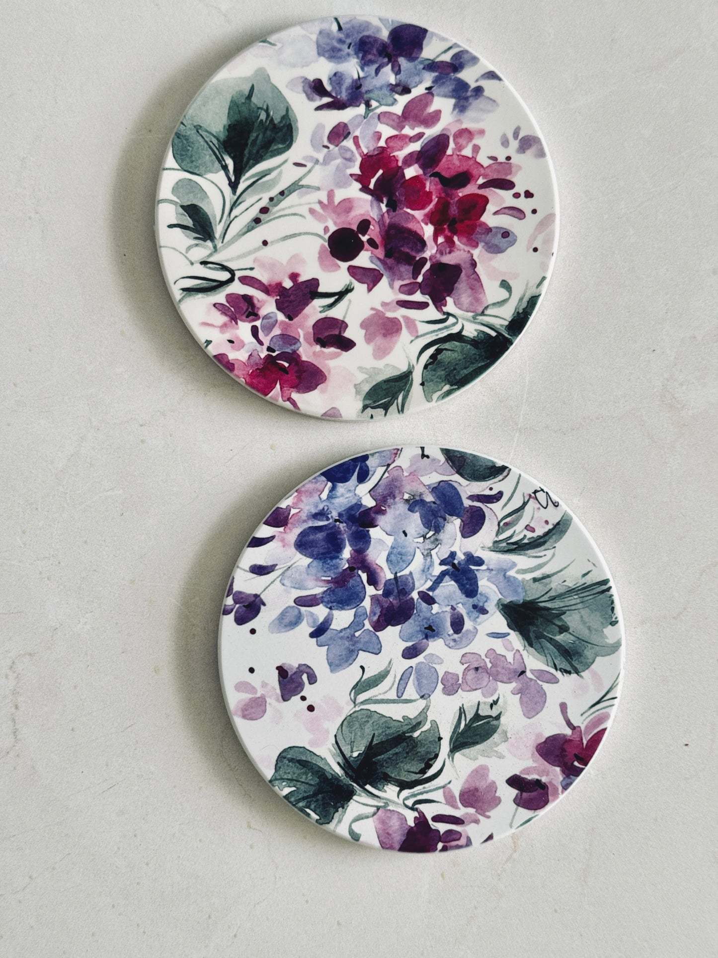 Hydrangeas Coaster Set