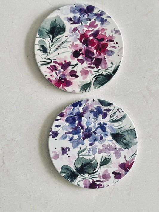 Hydrangeas Coaster Set