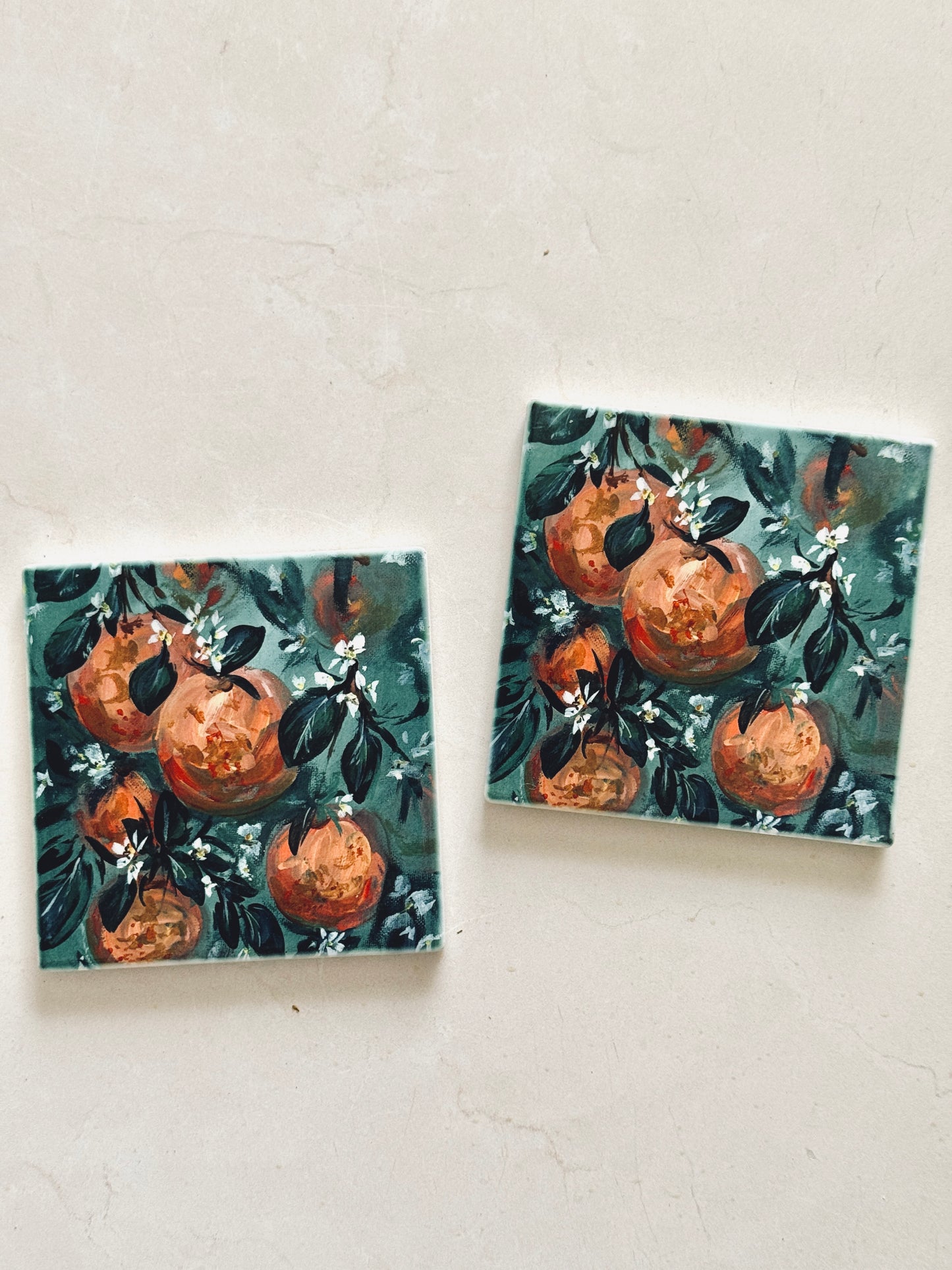 Oranges Coaster Set