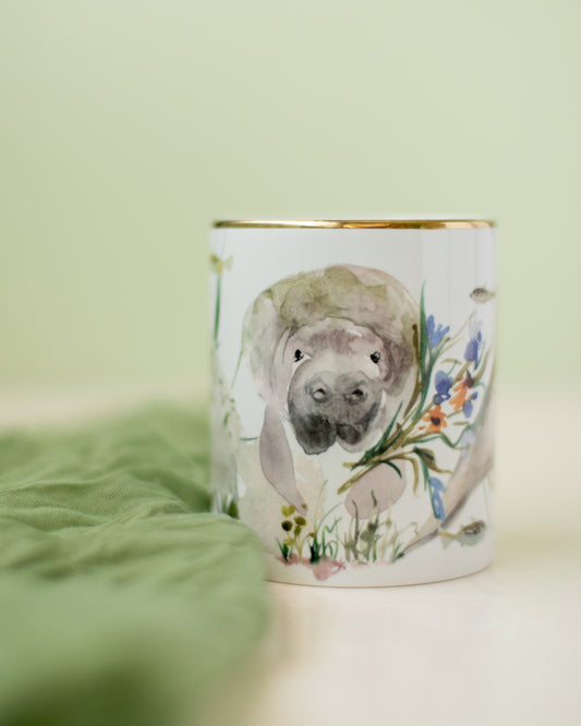 Whimsical Manatees Mug