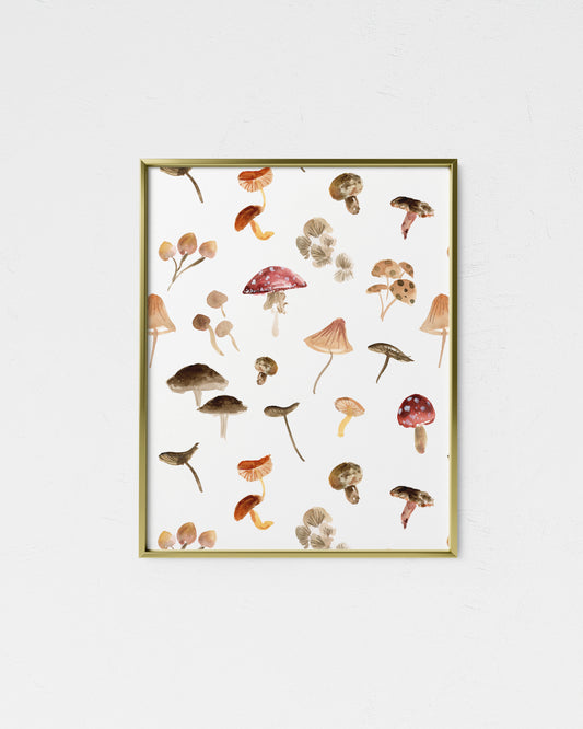 Mushroom Mania Giclee Print