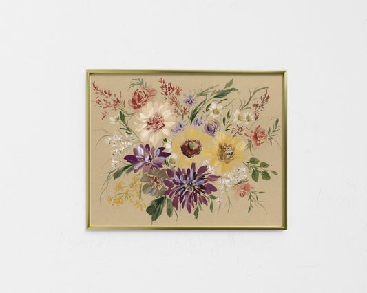 Kraft Wildflowers Giclee Print